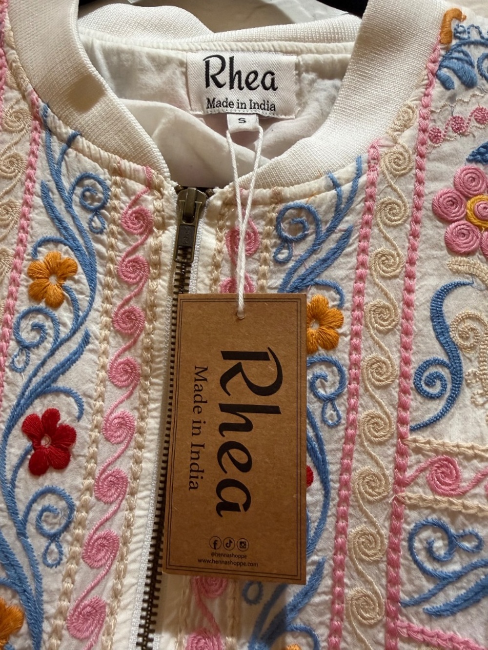 Floral Embroidered Rhea Jacket - Picture 6 of 6